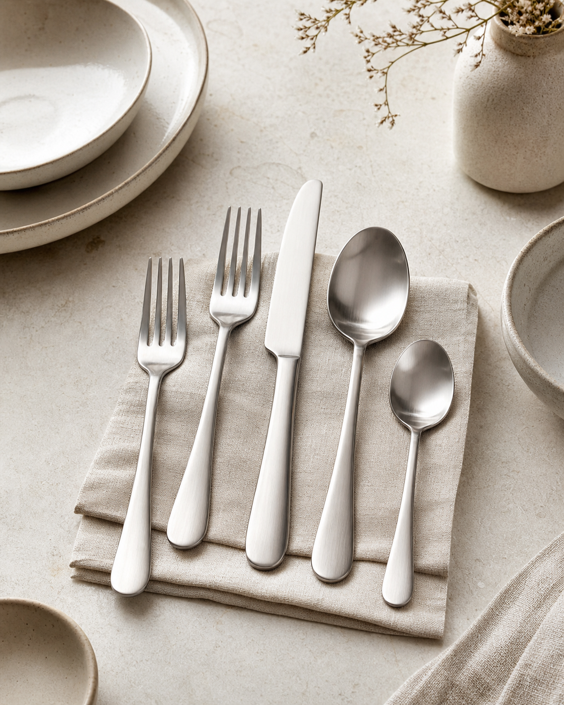 Cutlery category including stainless steel and handle cutlery