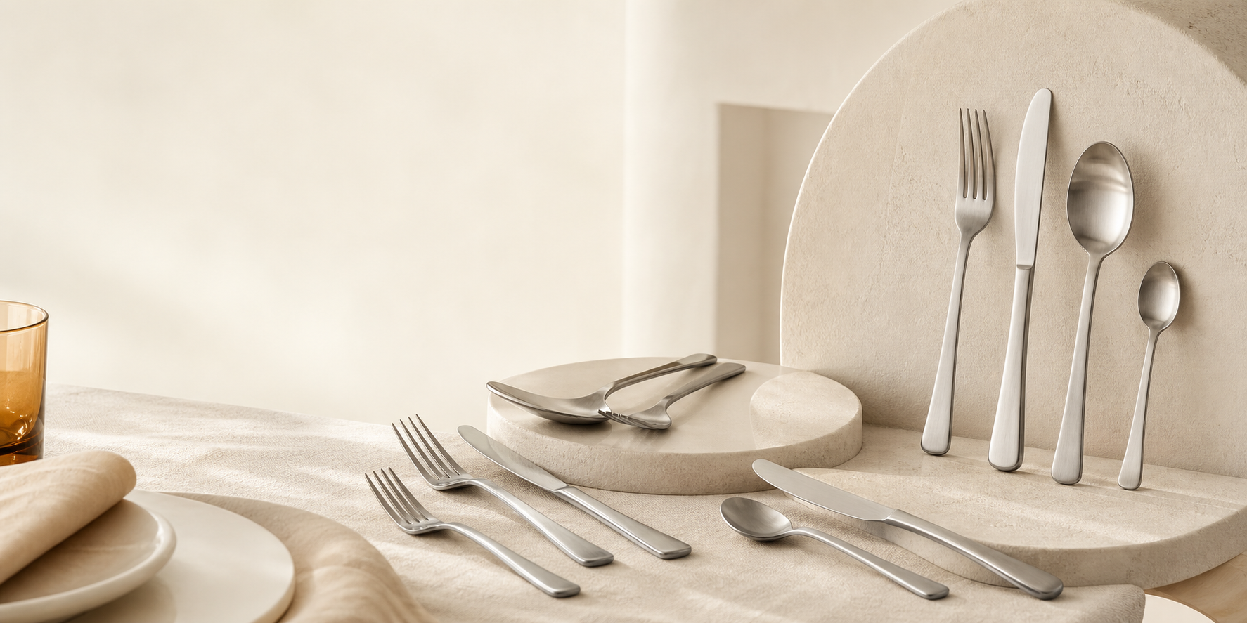 Stainless steel cutlery collection for homeware brands